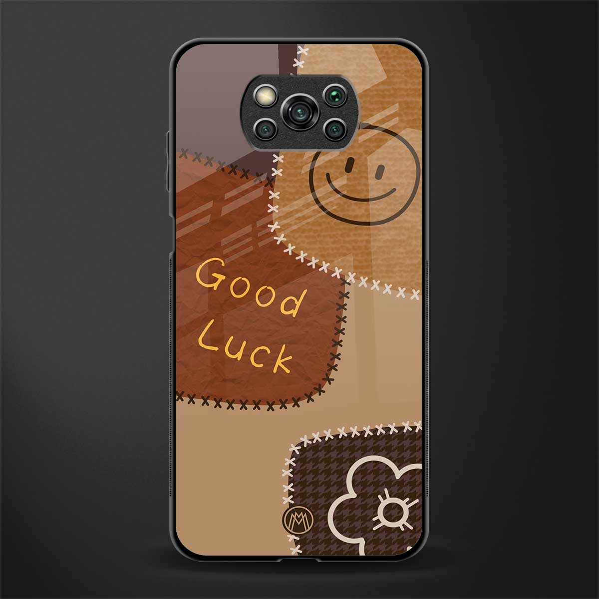 good luck glass case for poco x3 pro image