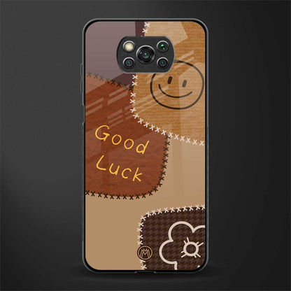good luck glass case for poco x3 pro image