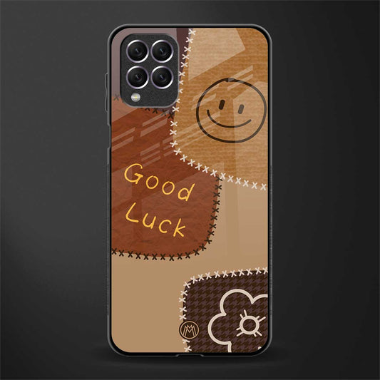 good luck glass case for samsung galaxy f62 image