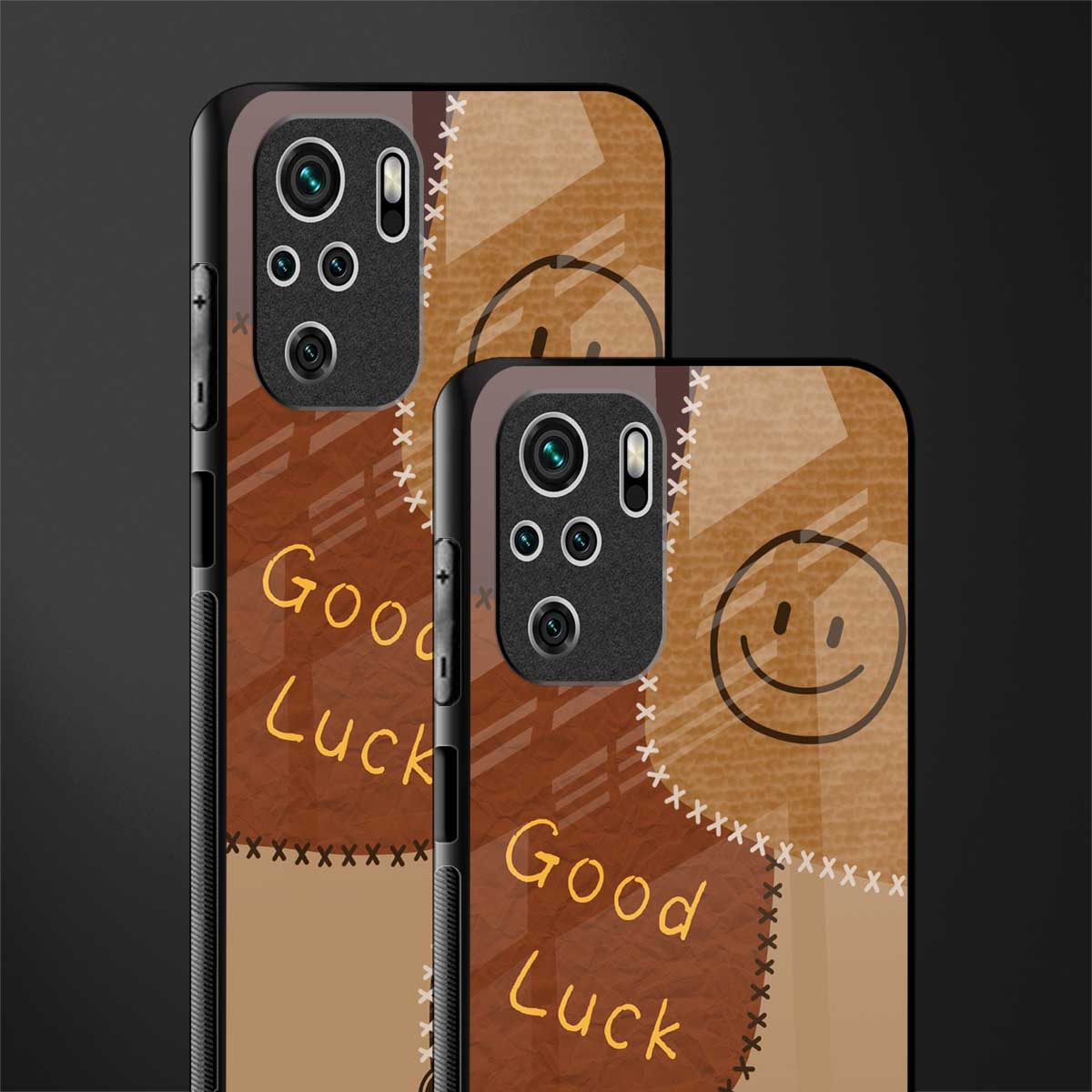 good luck glass case for redmi note 10 image-2