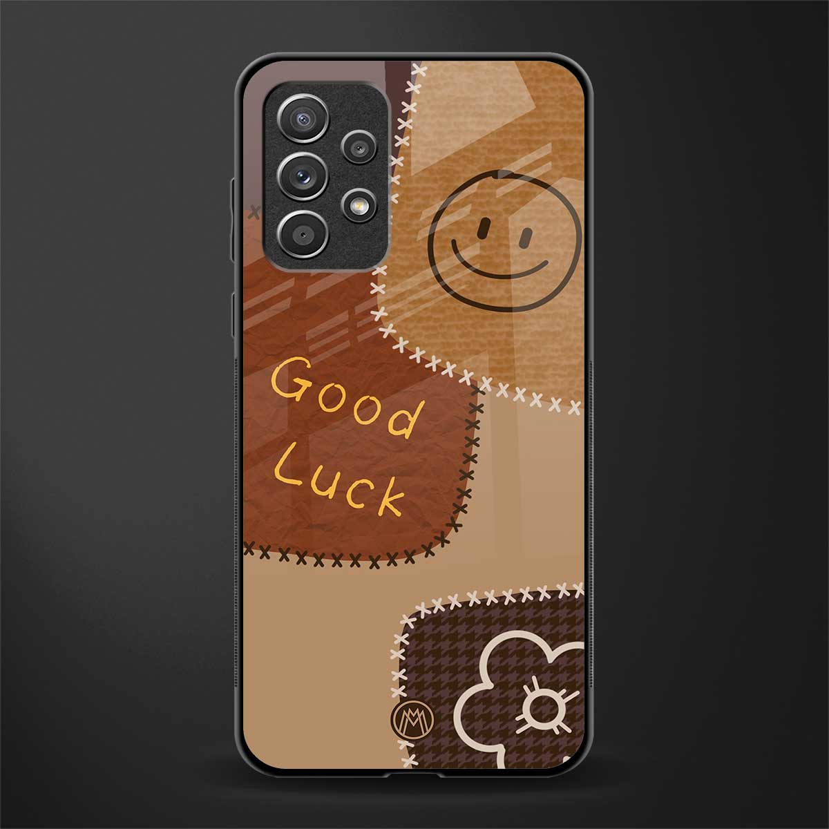 good luck glass case for samsung galaxy a52 image