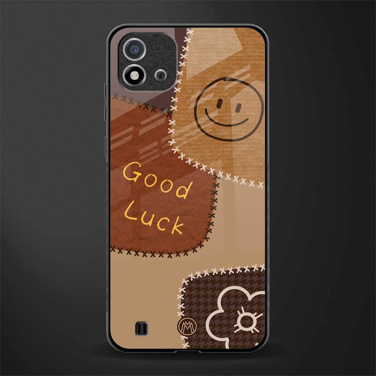 good luck glass case for realme c20 image