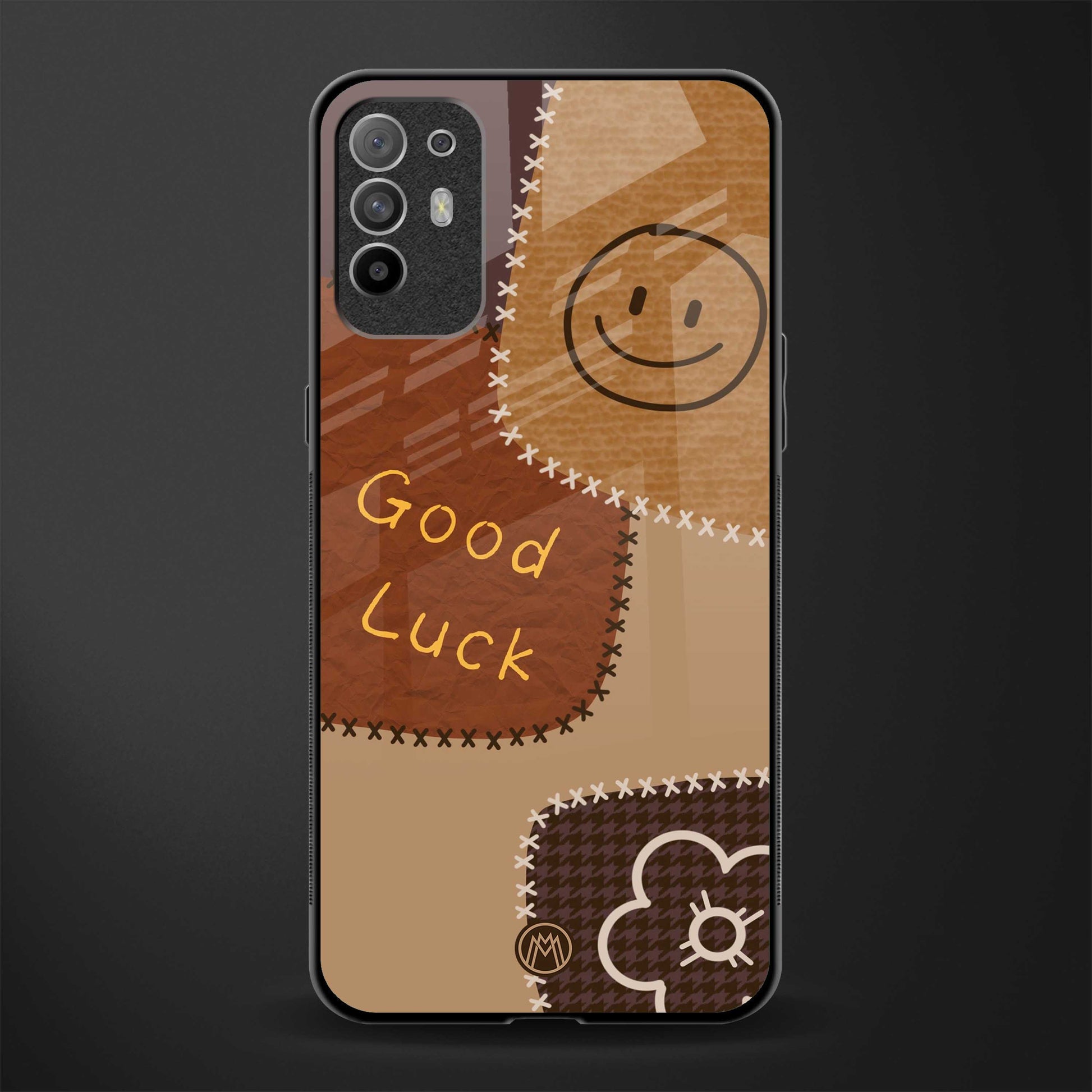 good luck glass case for oppo f19 pro plus image