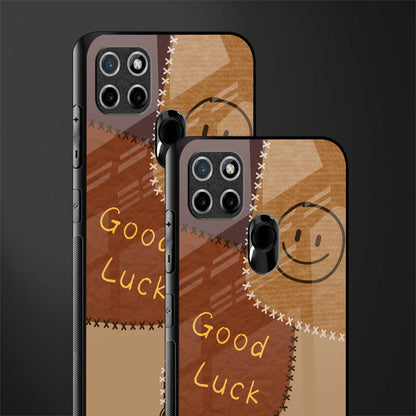 good luck glass case for realme c21 image-2