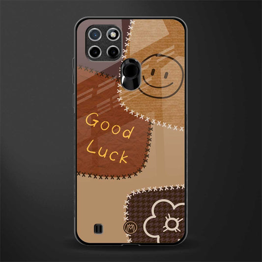 good luck glass case for realme c21 image