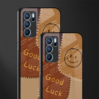 good luck glass case for oppo reno6 pro 5g image-2