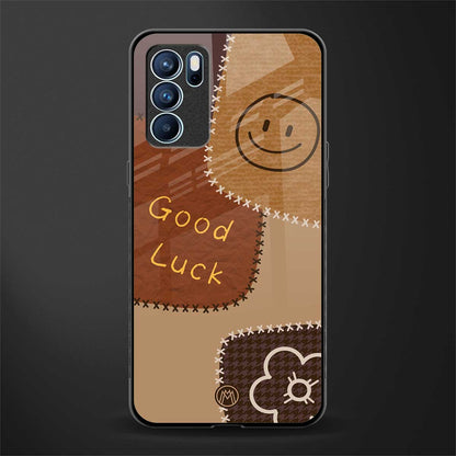 good luck glass case for oppo reno6 5g image