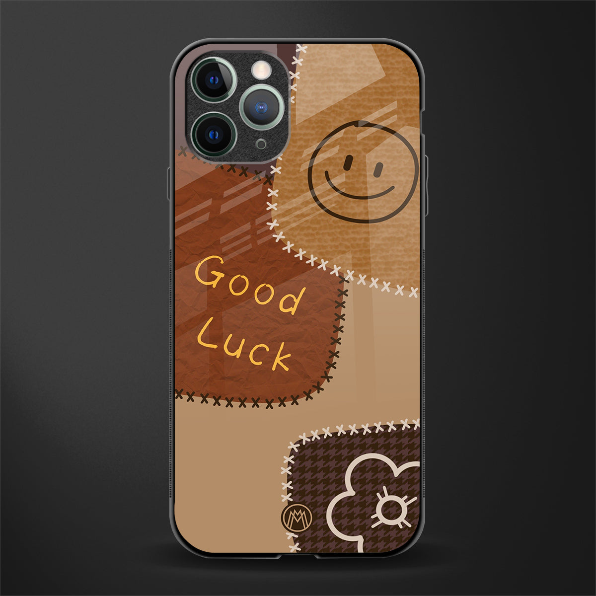 good luck glass case for iphone 11 pro image