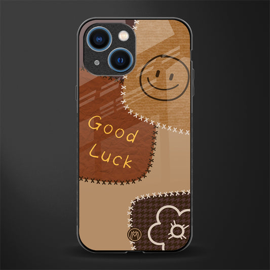 good luck glass case for iphone 13 mini image