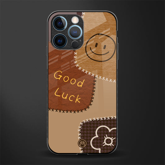 good luck glass case for iphone 12 pro image