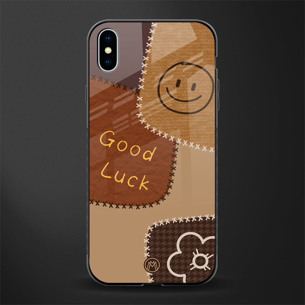 good luck glass case for iphone xs max image