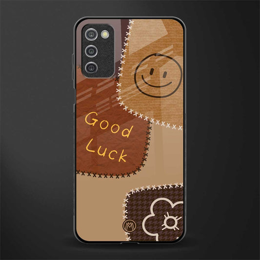 good luck glass case for samsung galaxy a03s image