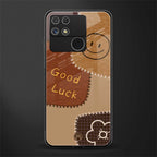 good luck back phone cover | glass case for realme narzo 50a