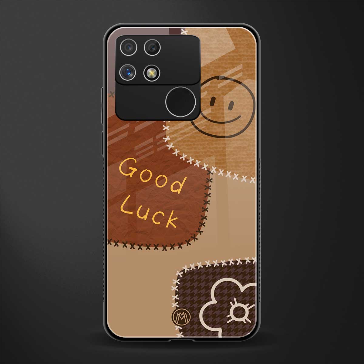 good luck back phone cover | glass case for realme narzo 50a