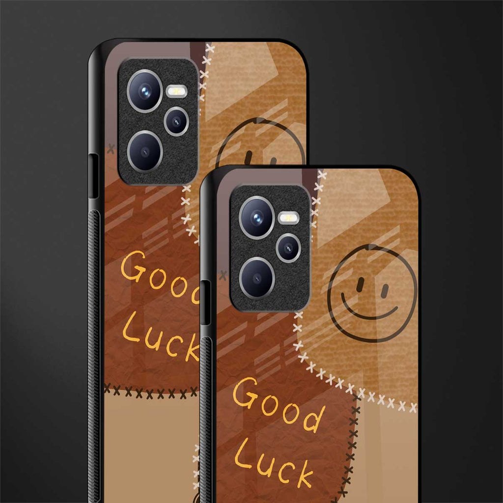 good luck glass case for realme c35 image-2
