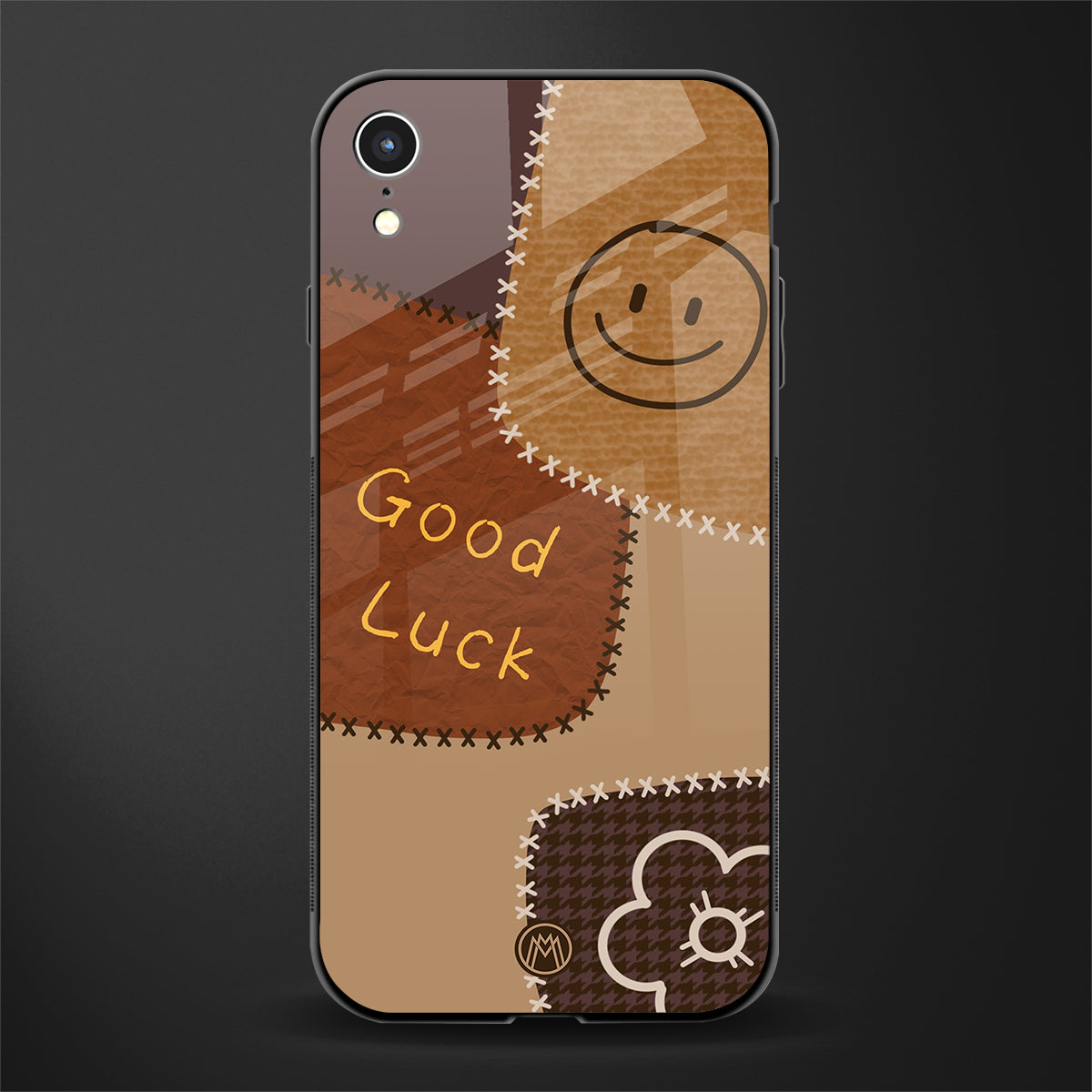 good luck glass case for iphone xr image