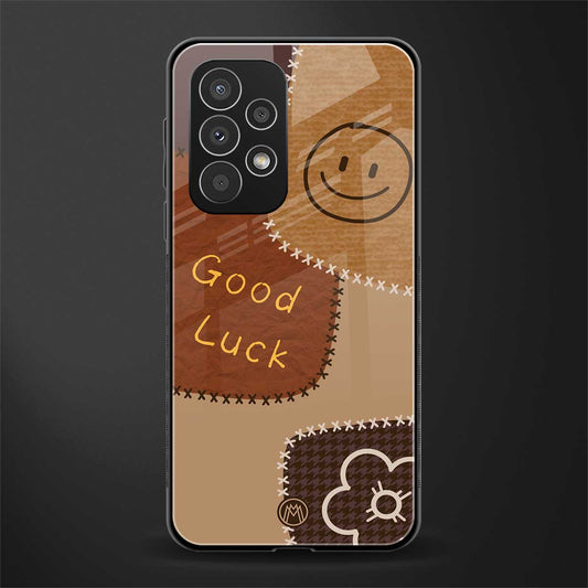 good luck back phone cover | glass case for samsung galaxy a53 5g