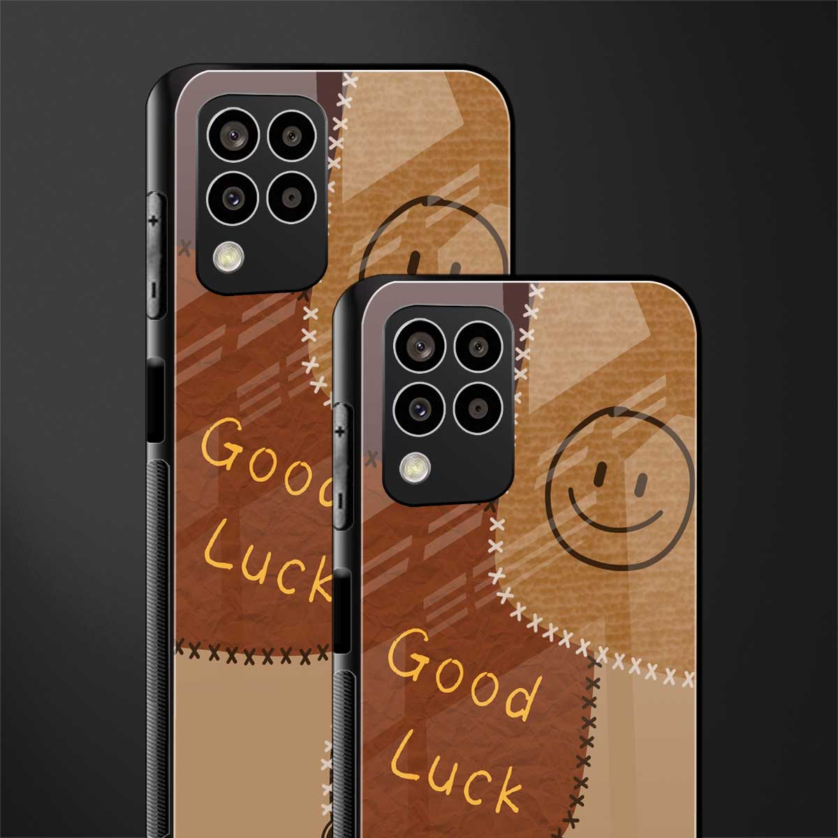 good luck back phone cover | glass case for samsung galaxy m33 5g