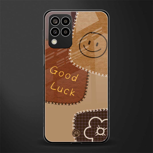 good luck back phone cover | glass case for samsung galaxy m33 5g