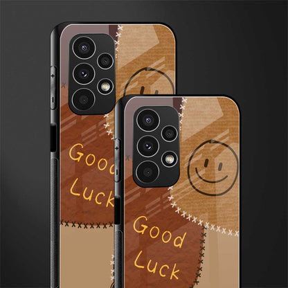 good luck back phone cover | glass case for samsung galaxy a13 4g