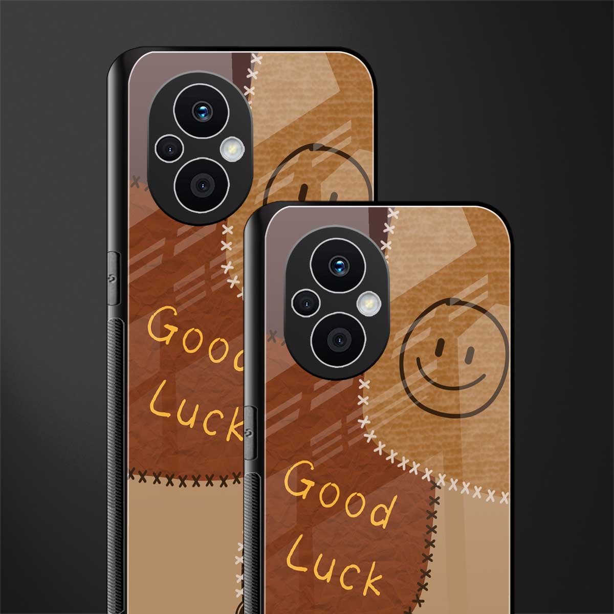 good luck back phone cover | glass case for oppo f21 pro 5g