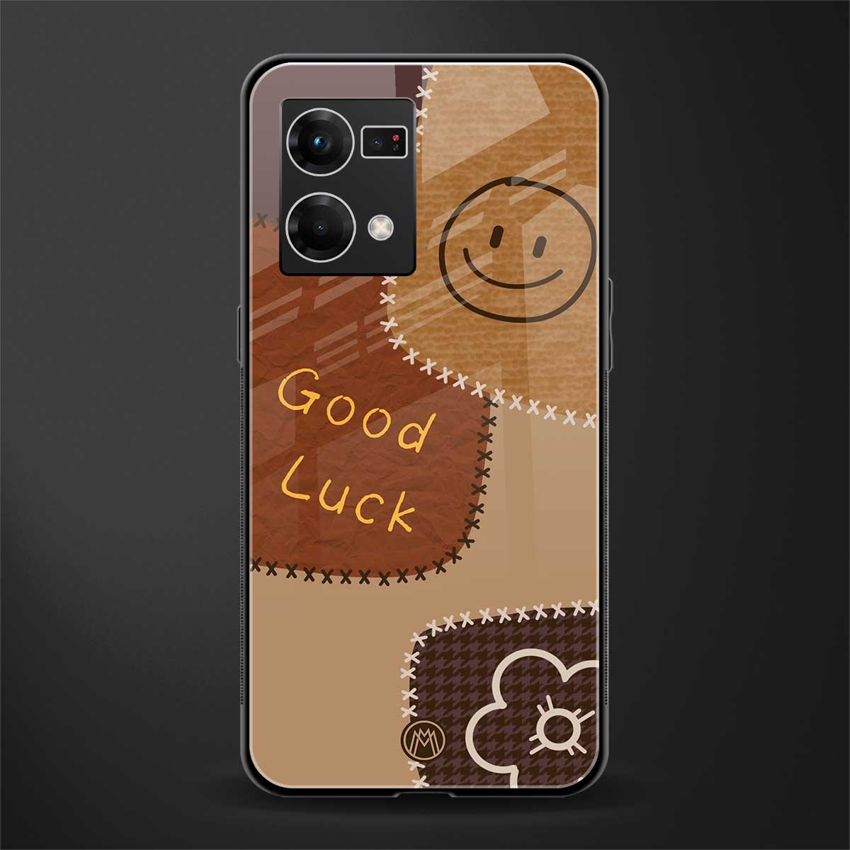 good luck back phone cover | glass case for oppo f21 pro 4g