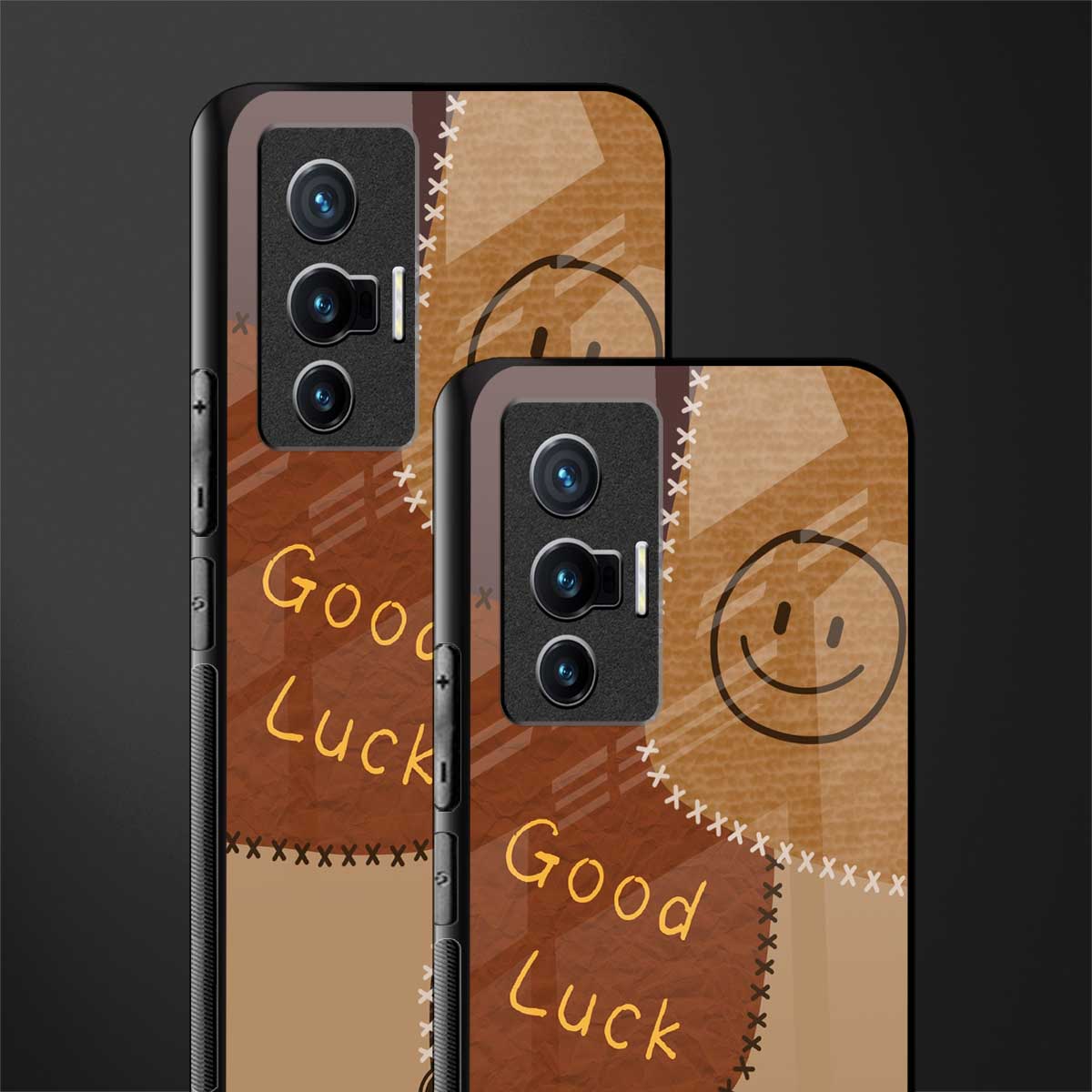 good luck glass case for vivo x70 image-2