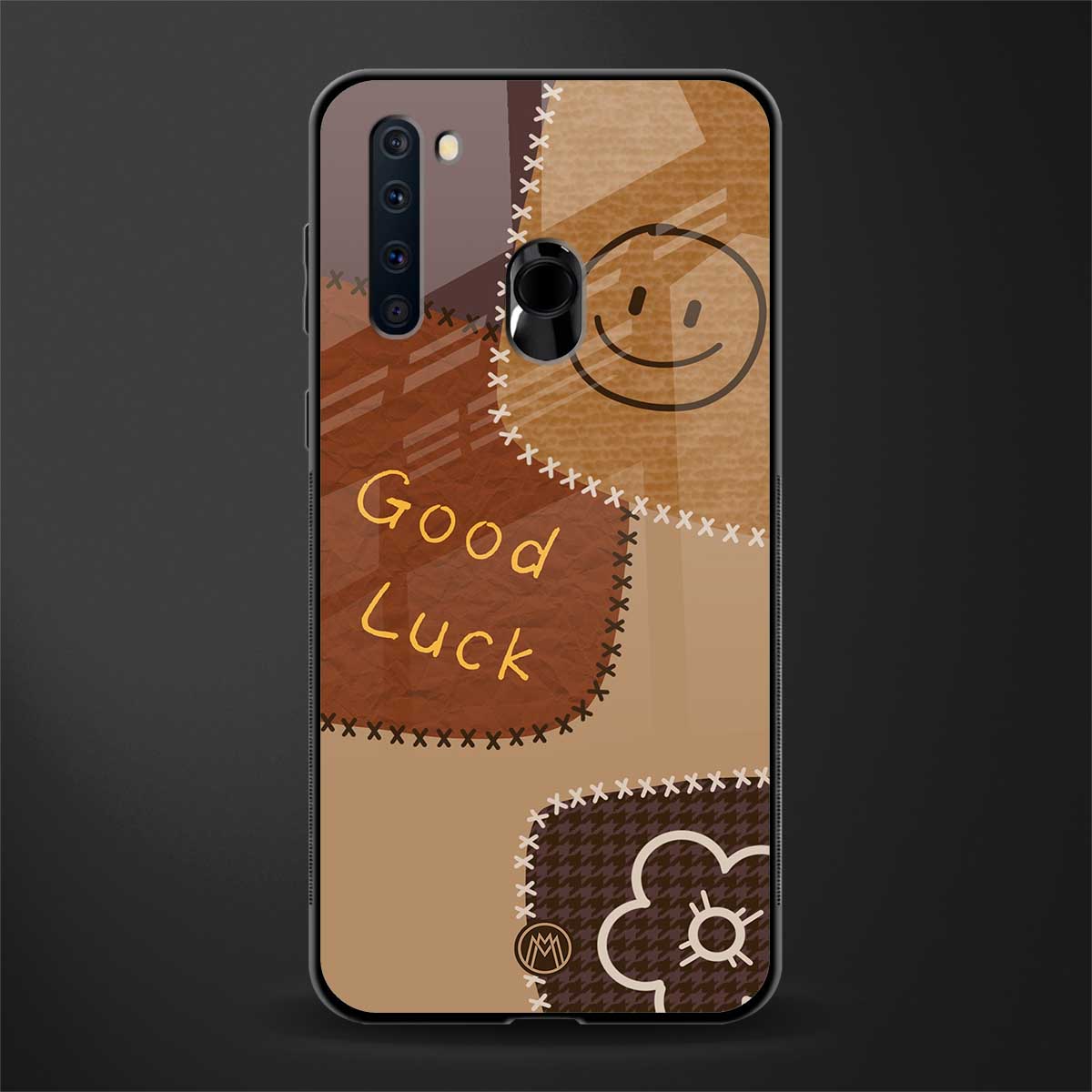 good luck glass case for samsung a21 image