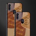 good luck glass case for samsung a11 image-2