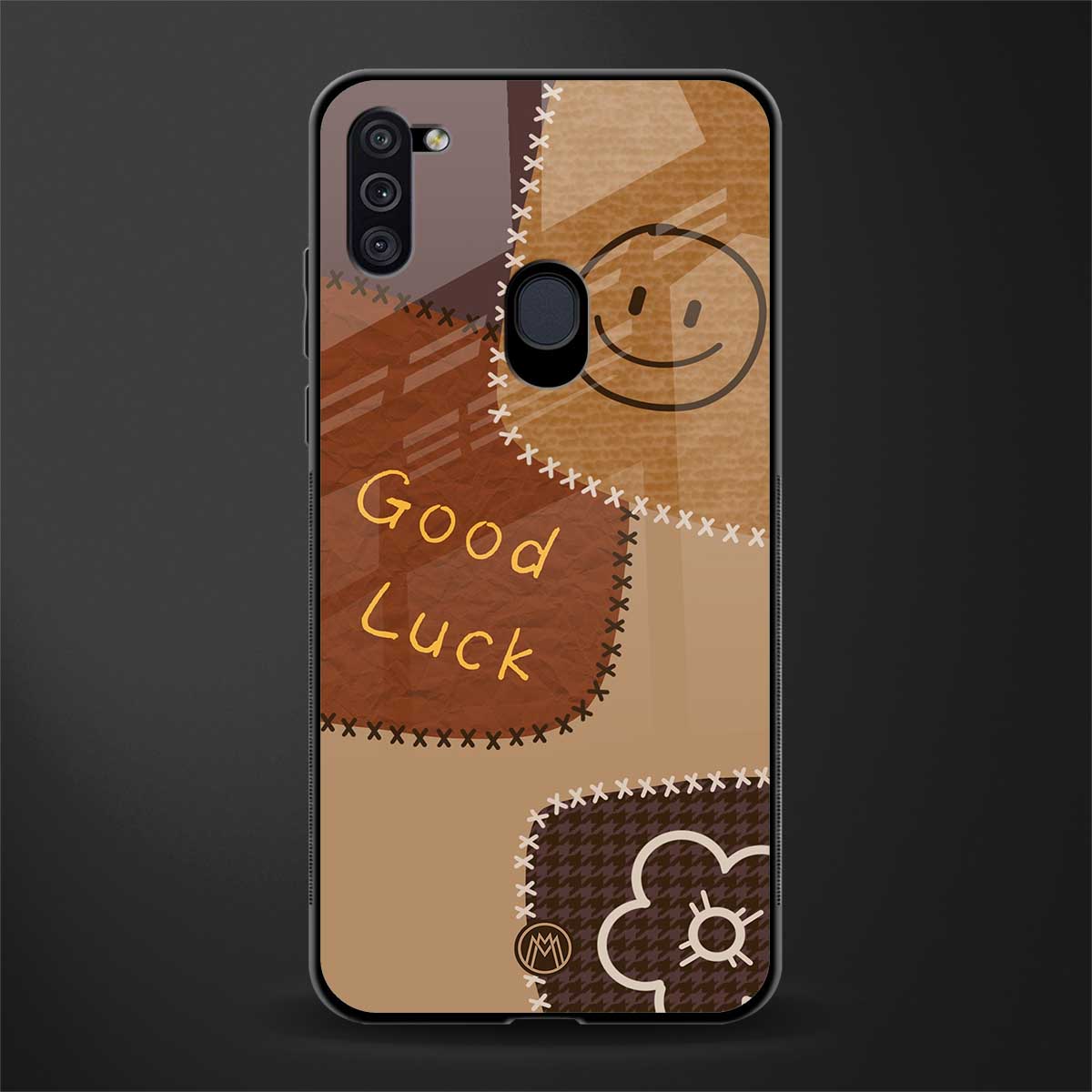 good luck glass case for samsung galaxy m11 image