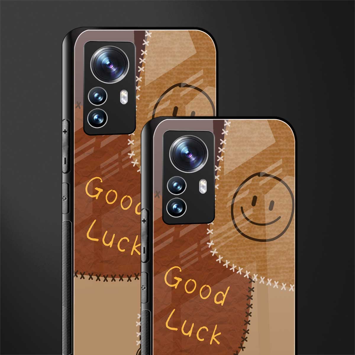 good luck back phone cover | glass case for xiaomi 12 pro