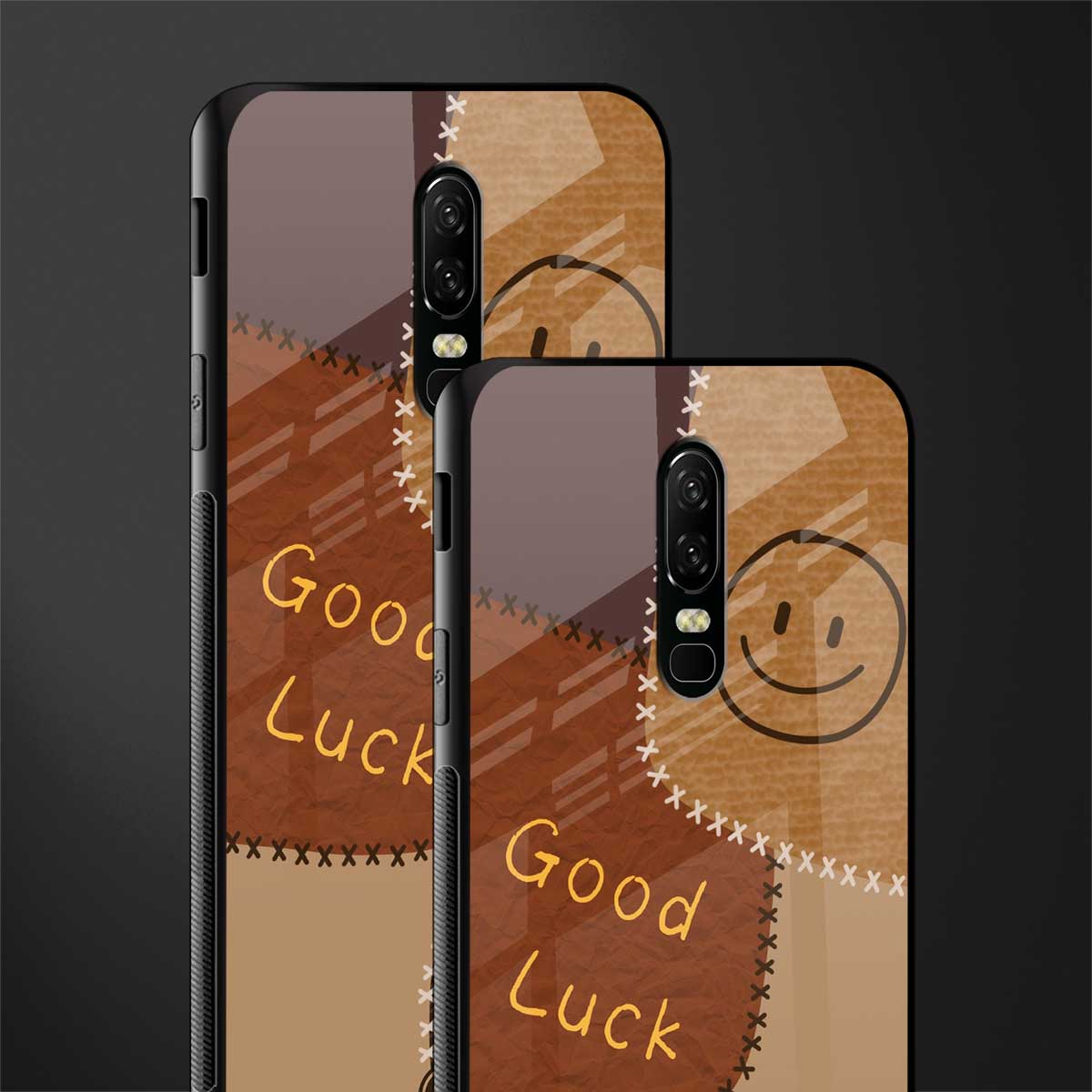 good luck glass case for oneplus 6 image-2