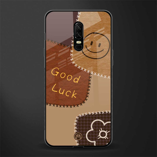 good luck glass case for oneplus 6 image