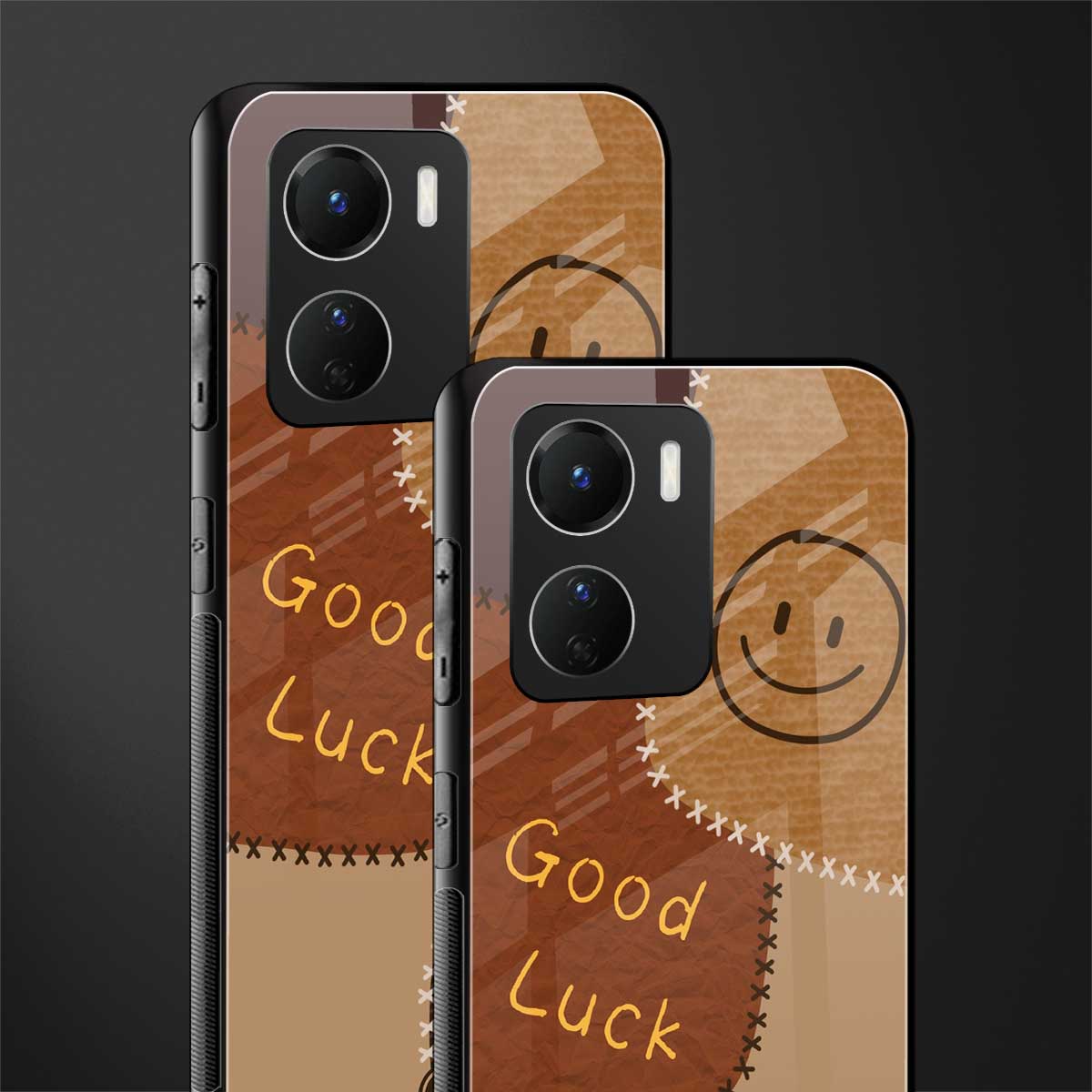 good luck back phone cover | glass case for vivo y16