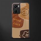 good luck back phone cover | glass case for vivo y16
