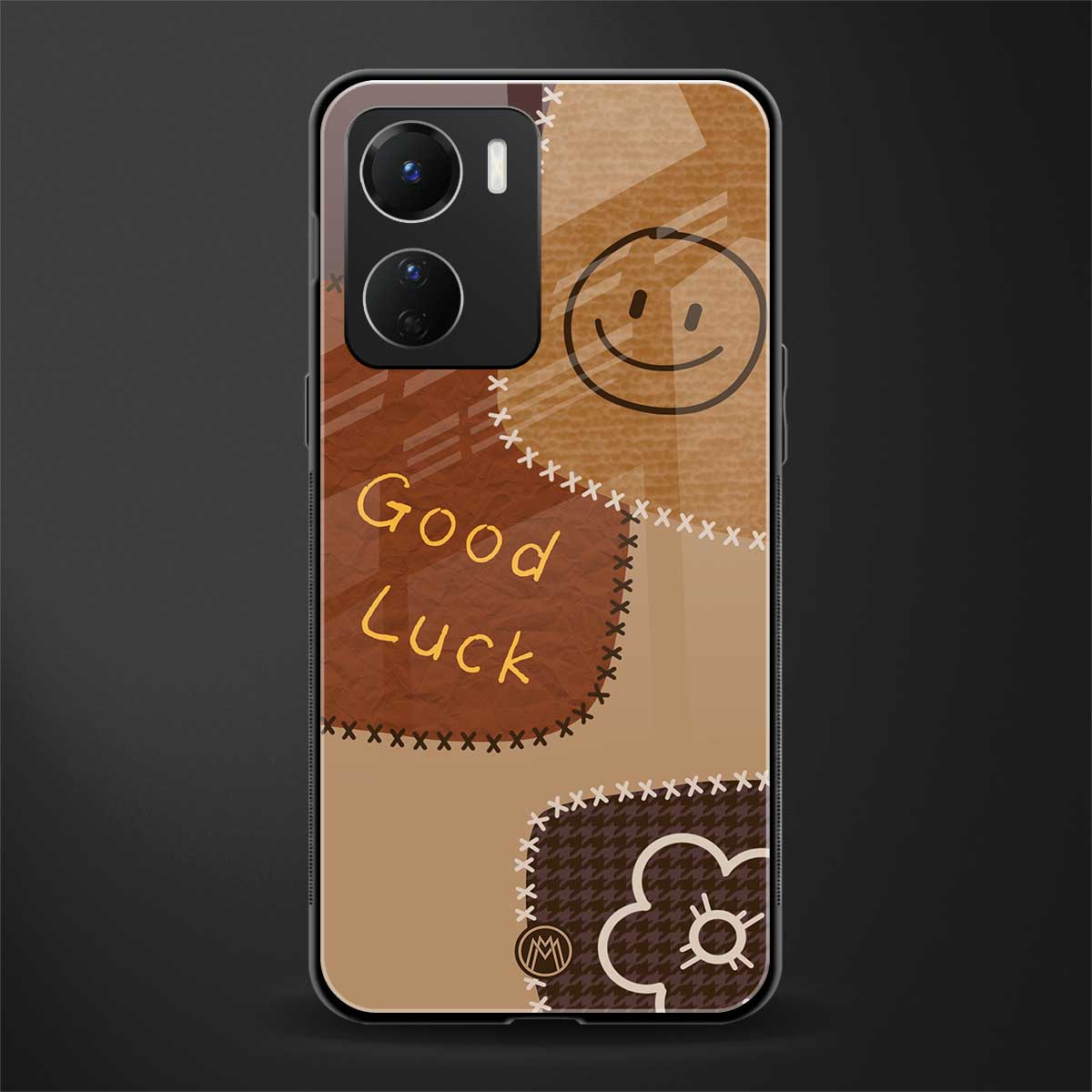 good luck back phone cover | glass case for vivo y16