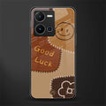 good luck back phone cover | glass case for vivo y35 4g