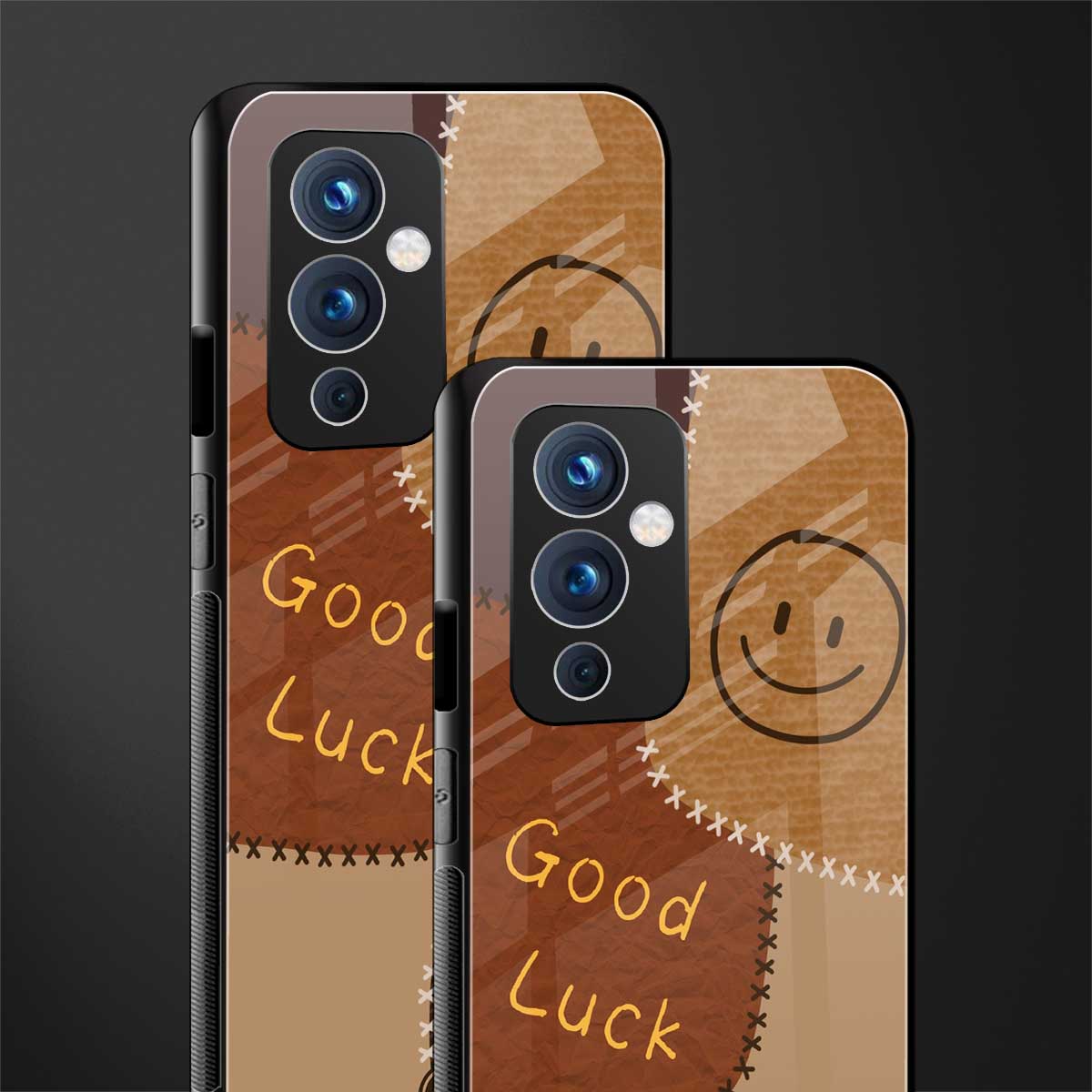 good luck back phone cover | glass case for oneplus 9