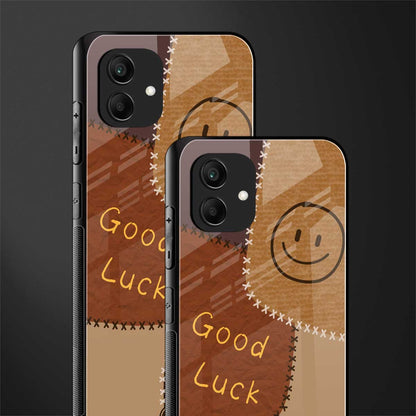 good luck back phone cover | glass case for samsung galaxy a04