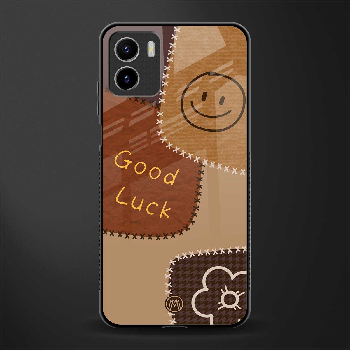 good luck back phone cover | glass case for vivo y72