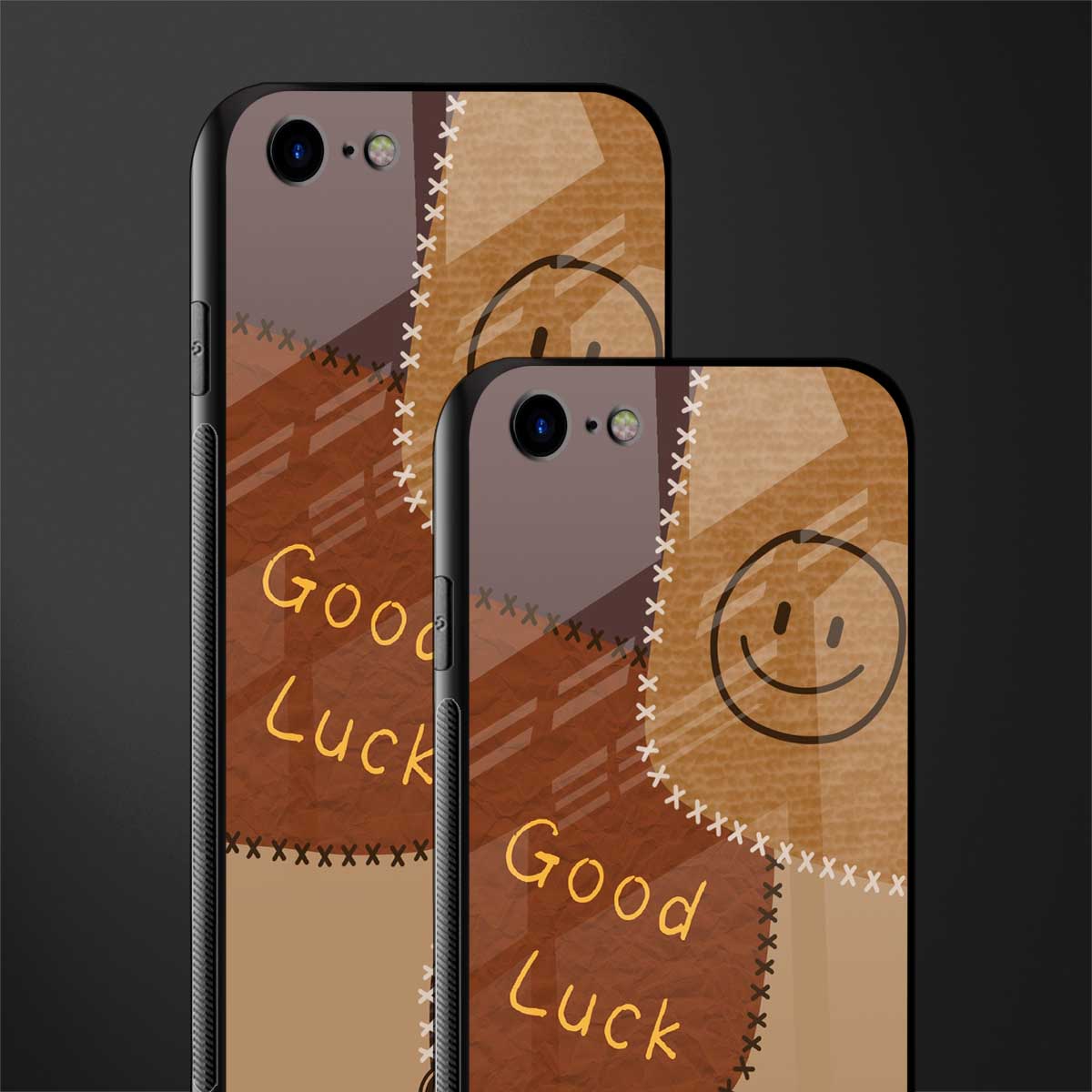 good luck glass case for iphone se 2020 image-2