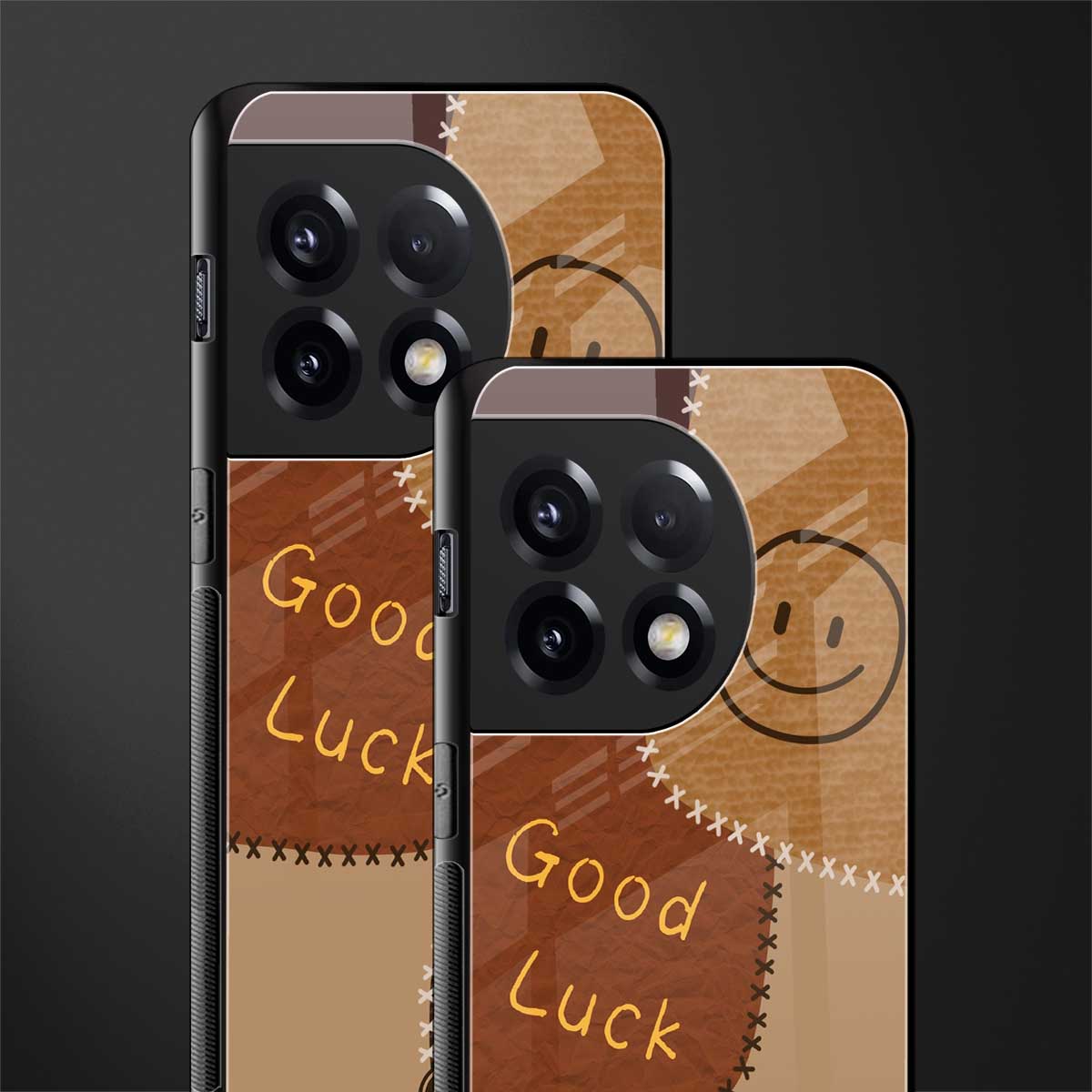 good luck back phone cover | glass case for oneplus 11r