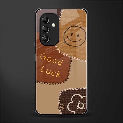good luck back phone cover | glass case for samsung galaxy a14 5g