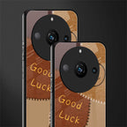 good luck back phone cover | glass case for realme 11 pro 5g