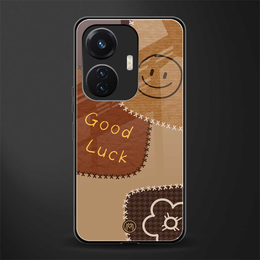 good luck back phone cover | glass case for vivo t1 44w 4g