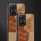 good luck back phone cover | glass case for realme c55
