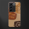 good luck back phone cover | glass case for vivo v27 pro 5g
