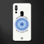 good things are coming glass case for vivo v15 image