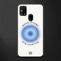 good things are coming glass case for samsung galaxy m31 prime edition image