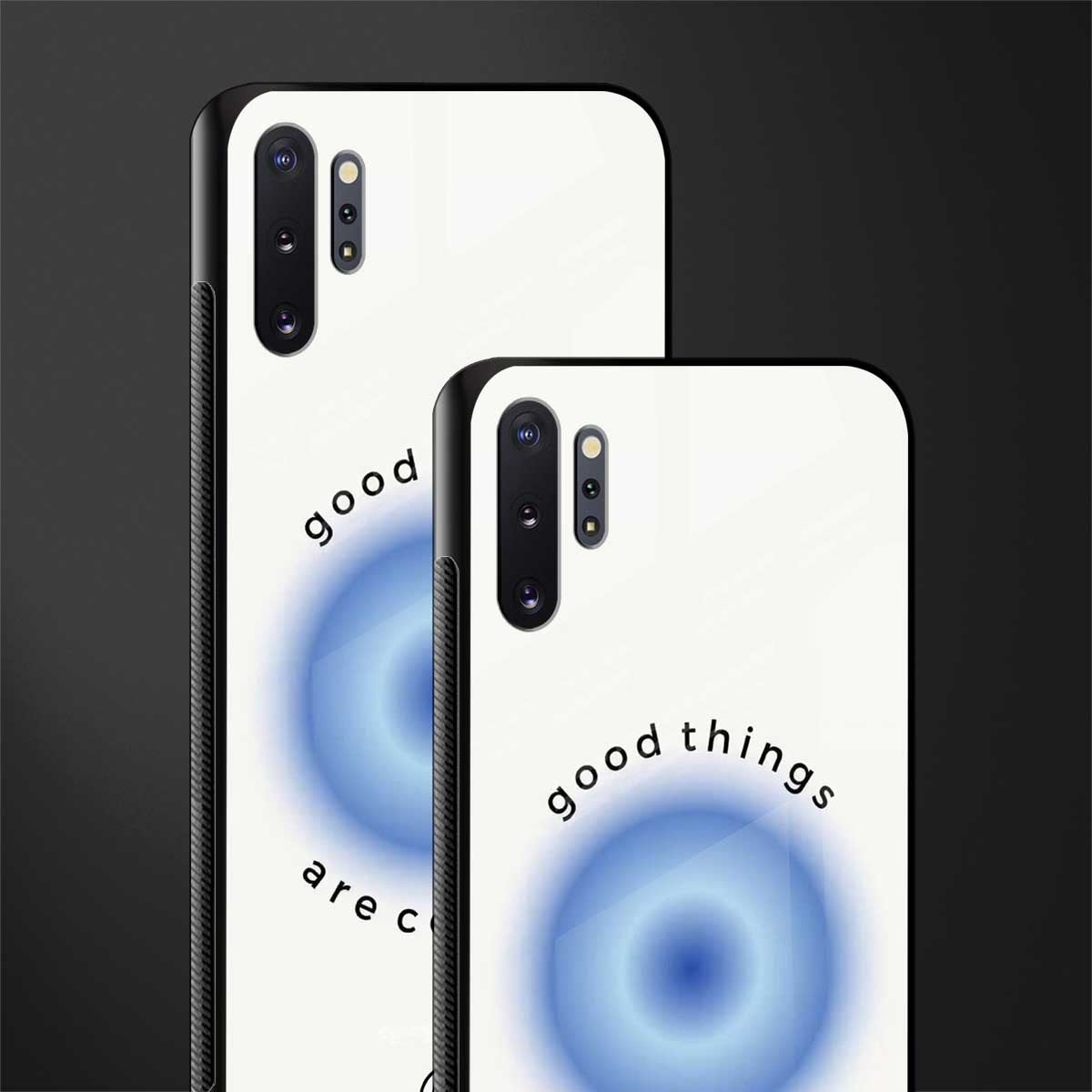 good things are coming glass case for samsung galaxy note 10 plus image-2